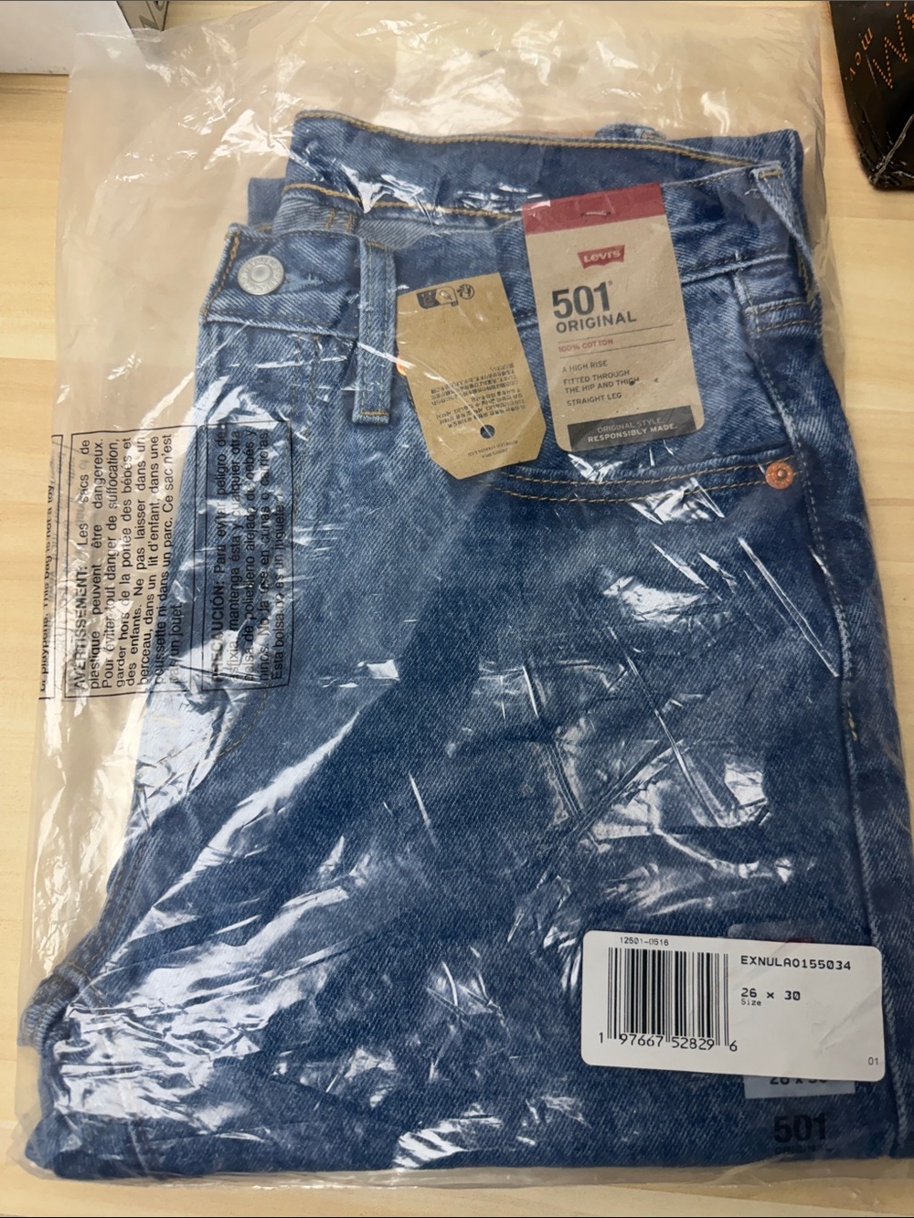 Levi's 501 Original Straight Men's Jeans - Blue 26x30